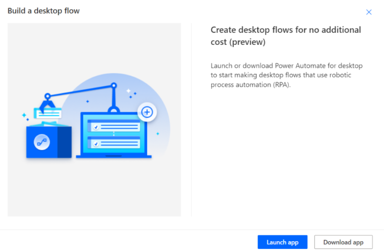 Desktop flow in Power Automate