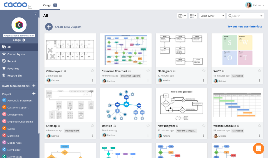 cacoo integration with microsoft teams