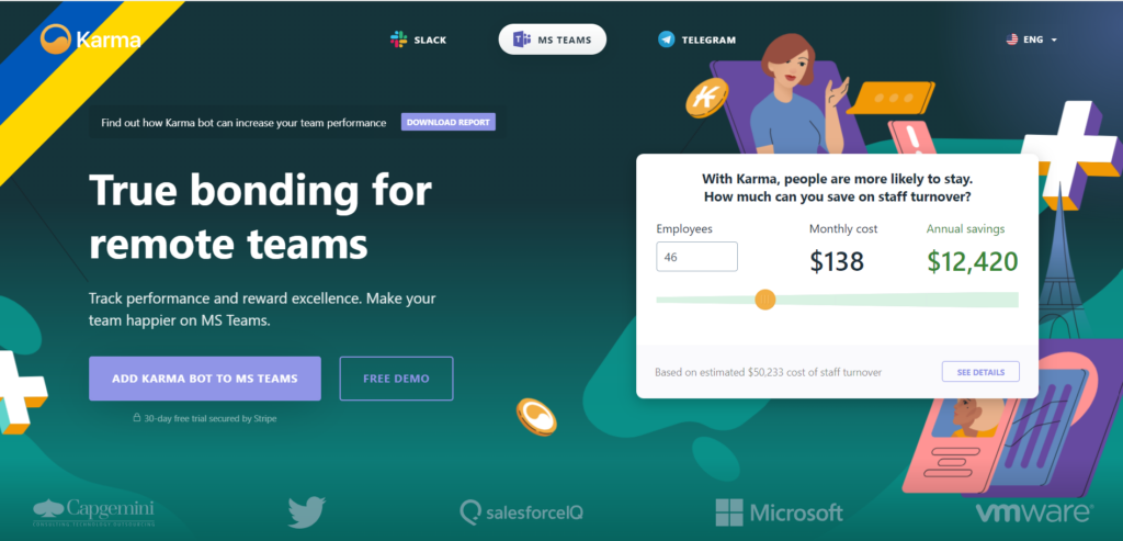 karma-microsoft-teams-employee-engagement-app