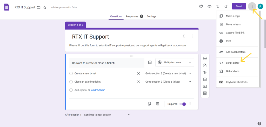 How to Create a Ticketing System Using Google Forms