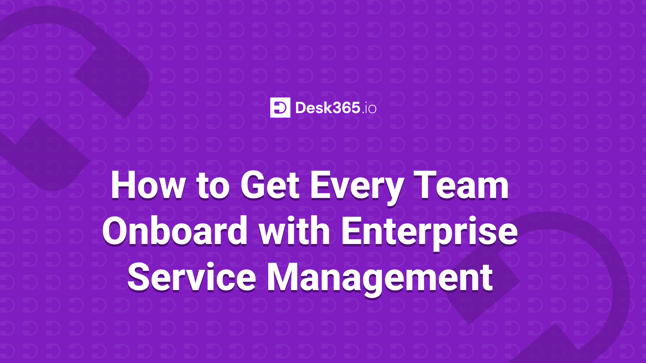 enterprise service management