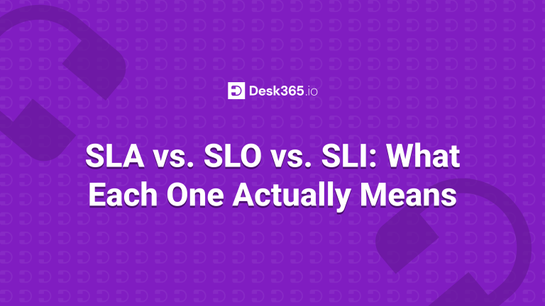 SLA vs SLO vs SLI